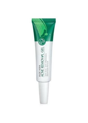 Гель проти акне з алое віра laikou aloe vera acne removal gel, 20г