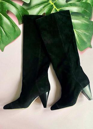 Замшевые сапоги 425€ sandro paris 35/36р. оригинал