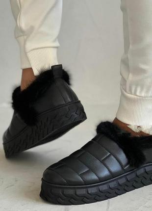 Нереальные лоферы зимние,на цигейке,кожа с мехом норки, турция 🇹🇷.