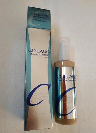 Тональний крем collagen moisture foundation spf15 тон #13 оригінал!2 фото