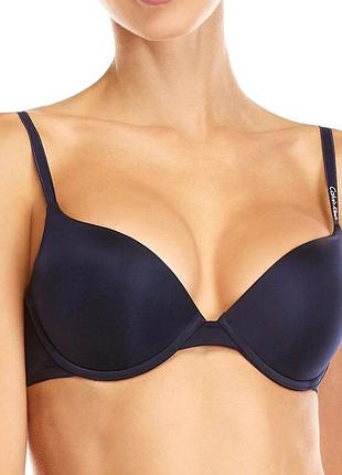80d / 36d гладкий бюстгальтер пуш ап невидимка calvin klein нюанс!