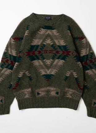 Gant vintage вінтажний шерстяний светр