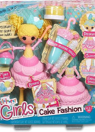 Lalaloopsy girls cake fashion doll- candle slice o´ cake . сластена