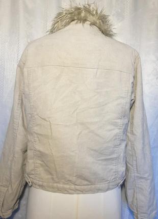 100% коттон. женская демисезонная шерпа, мягкая вельветовая укороченная куртка бомбер,3 фото