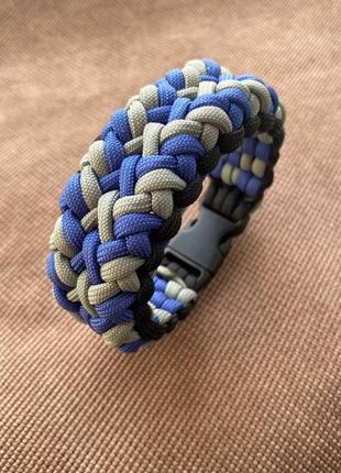Браслет із паракорду з плетінням “leo”