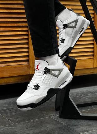 Мужские кроссовки джордан 4, nike air jordan 4, кросівки чоловічі найк джордан 4