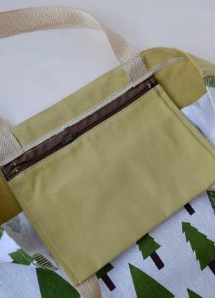 Еко сумка з ялинками, сумка-пакет, еко-торба, шоппер7 фото
