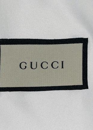 Оригінальний брендовий білий мішок для зберігання одягу gucci / пыльник / dust bag3 фото