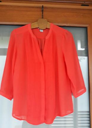 Оранжевая блуза