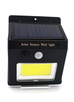 Led светильник на солнечной батарее vargo 5w c датчиком