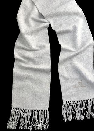 Alpaca camargo шарф серый из альпаки, вовняний шарф
