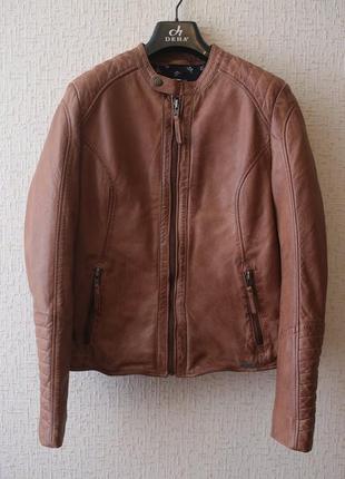 Кожаная куртка mustang (германия)1 фото