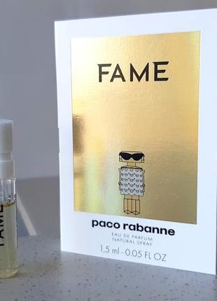 Paco rabanne fame 2022г wonen💥оригінал мініатюра пробник mini spray 1,5 мл книжка