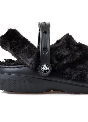 Плюшевые кроксыclassic fur sure clog4 фото