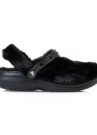 Плюшевые кроксыclassic fur sure clog1 фото