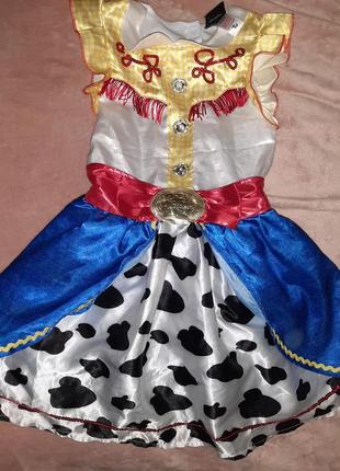 Платье ковбойша джесси история игрушек на 5-6 лет6 фото