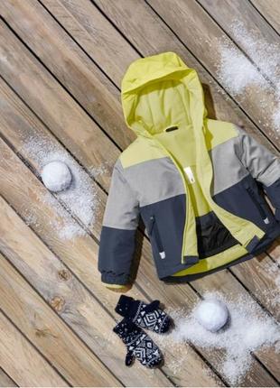 Зимовий лижний комбінезон термокомбінезон комплект lupilu куртка напівкомбвнезон.4 фото