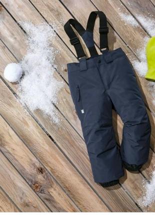 Зимовий лижний комбінезон термокомбінезон комплект lupilu куртка напівкомбвнезон.5 фото