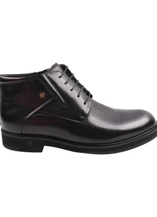 Ботинки мужские cosottinni черные натуральная кожа3 фото