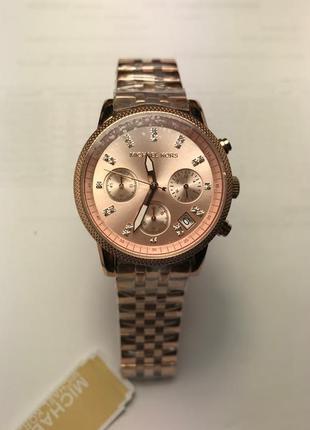 Оригинальные часы michael kors gold rose2 фото