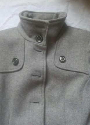 Сіре модне пальто mango4 фото