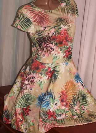 Классное платье (м замеры) с узором, превосходно смотрится3 фото
