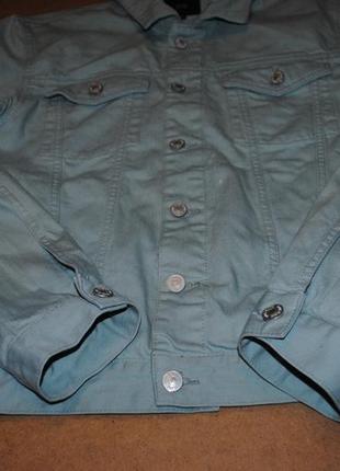 River island джинсовая куртка джинсовка ривер man3 фото