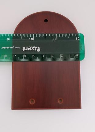 Серебряный образ святого николая на деревяной основе10,5смх7,5см с золотым напылением...