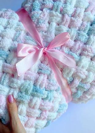 Дитячий в'язаний плед