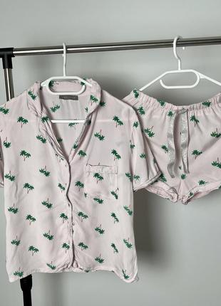 Женская пижама рубашка и шорты new look2 фото