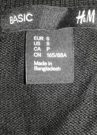 Класна кофта - кардиган чорного кольору з кишеньками h&m, розмір s-m.3 фото