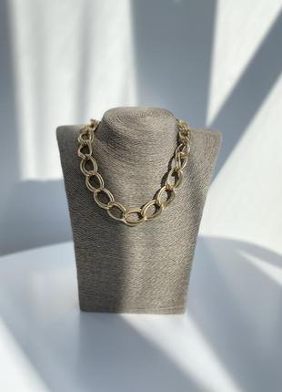 Ланцюжок цепи металевий золотистий сріблястий