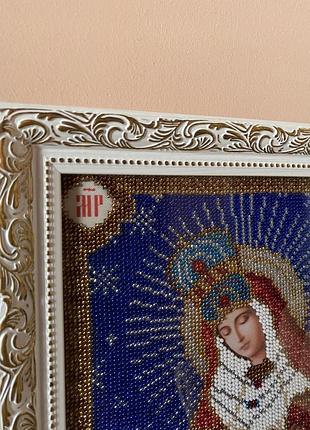 Вишивка чеським бісером – остробрамська ікона божої матері