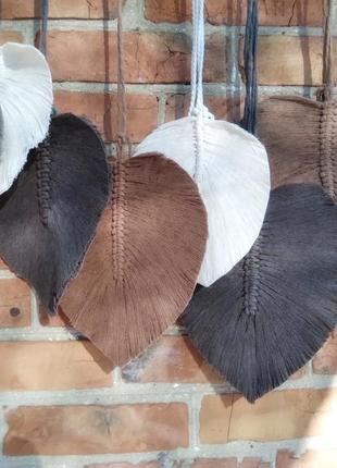 Снова в наличии! панно листья, перья