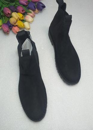 Шкіряні челсі великий розмір 8