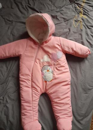 Зимовий комбінезон з плюшевою підкладкою a4dino