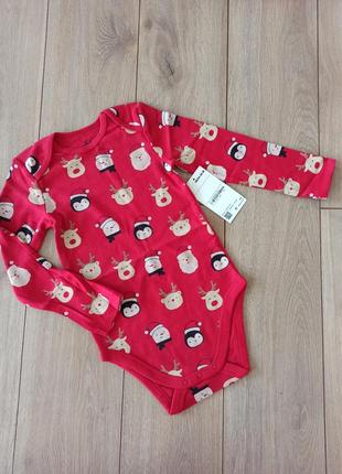 Новогодний боди бодик