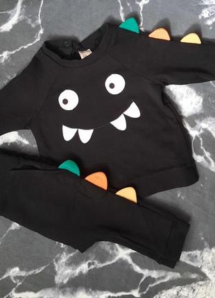 Костюм / комплект от h&amp;m пошит из трехнитки размер 68