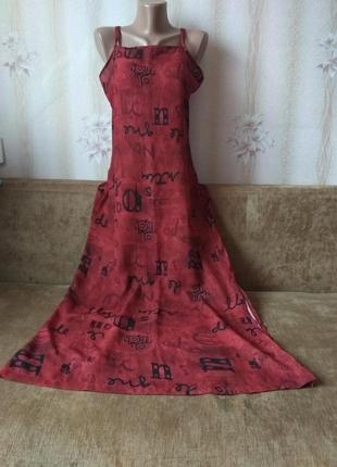 Сарафан платье в пол шифон р 44-46 krima