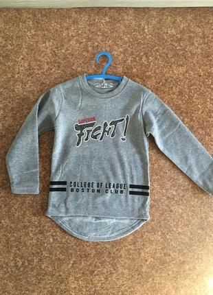 Реглан с начесом, венгрия, 116-146 см