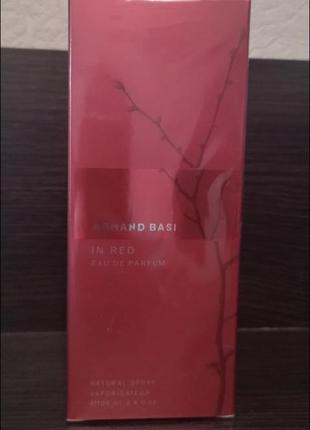 Жіноча парфумована вода armand basi in red eau de parfum  100мл