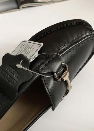 Новые натуральные кожаные туфли jd williams (лоферы)8 фото