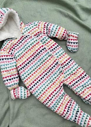 Комбинезон тёплый next 6/9 мес