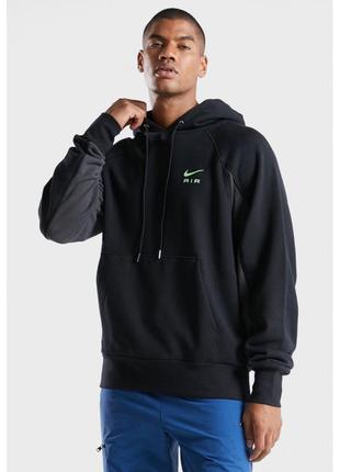 Оригінальна толстовка nike m nsw nike air ft po hoodie dq4207-011