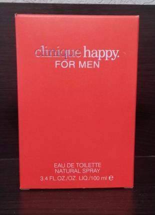 Туалетна вода clinique happy for men 100 мл
