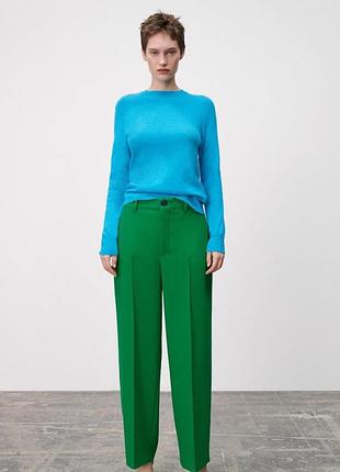 Базовый яркий свитер с шерстью и кашемиром zara