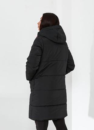 Зимняя удлиненная куртка на синтепоне3 фото
