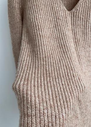 Подовжений светр з v-подібним вирізом, р. s-m10 фото
