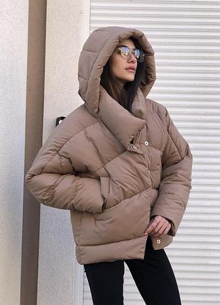 Куртка пуховик зима до -20° з капюшоном