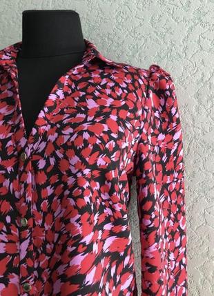 Morgan блуза разноцветная с принтом дизайн парижской моды2 фото
